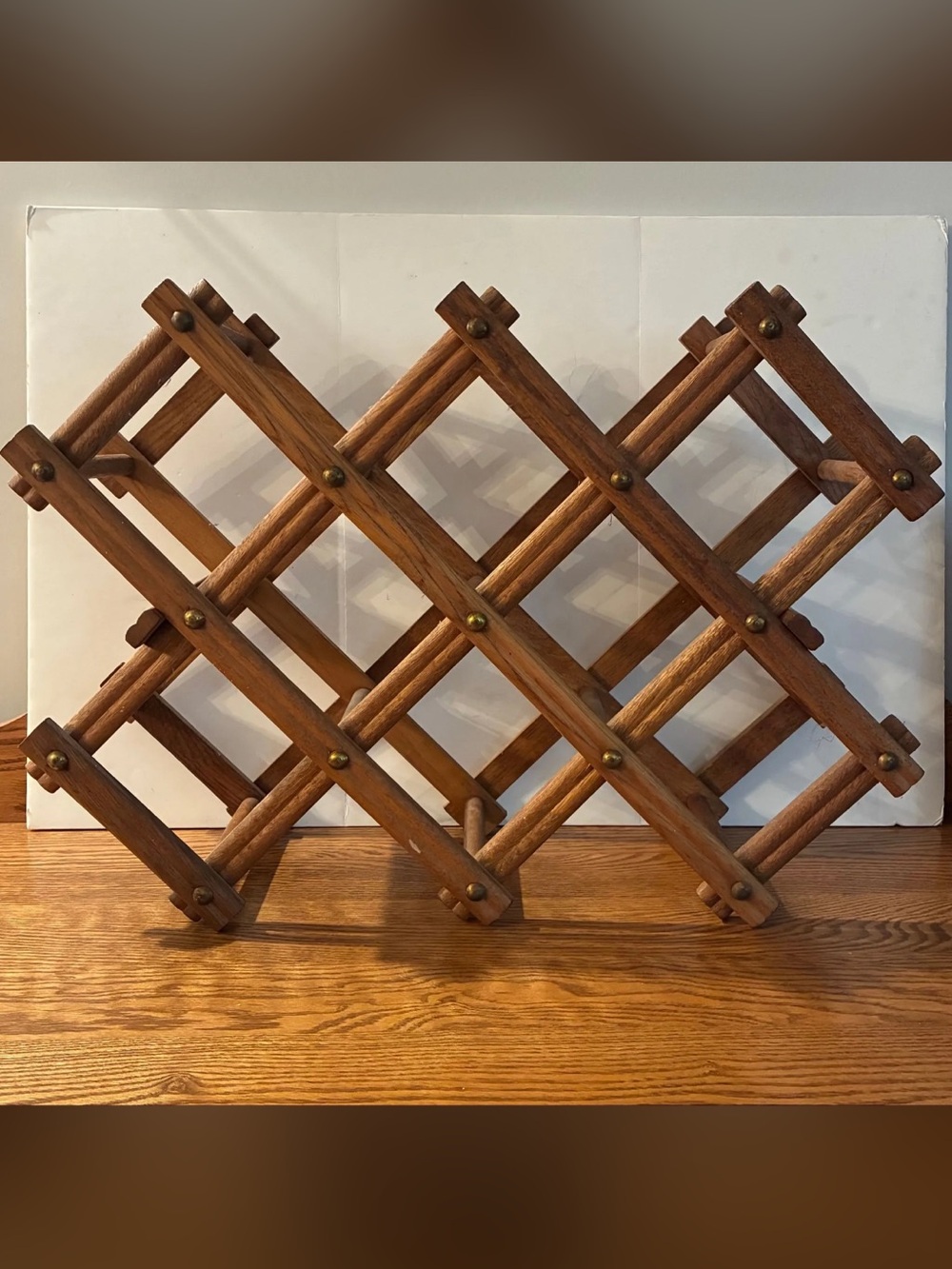Oak Wood Expandable “Wine etc” Rack